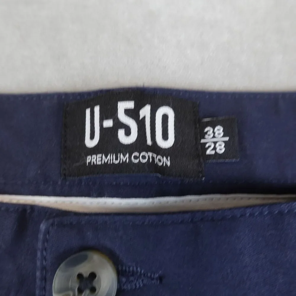 NWT Under 510 U-510 Core Stretch Chino Pants Tapered Navy Premium 38x28